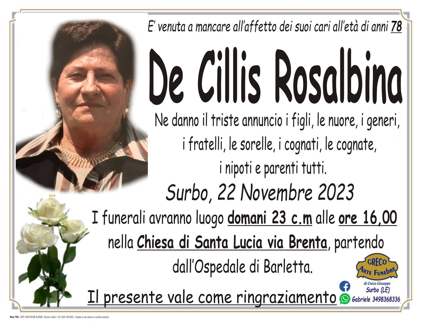 De Cillis Rosalbina